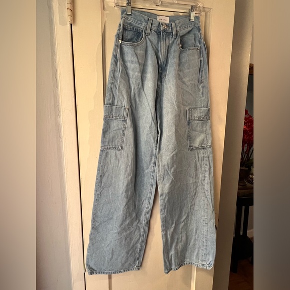 Frame High Rise Baggy Pocket Jean Genoa 25 - Picture 5 of 13
